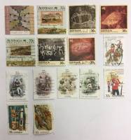 (--) Набор марок Австралия "15 шт."  Гашёные  , III Θ